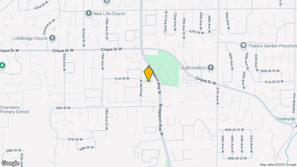 7302 51st St W Map and Location Details