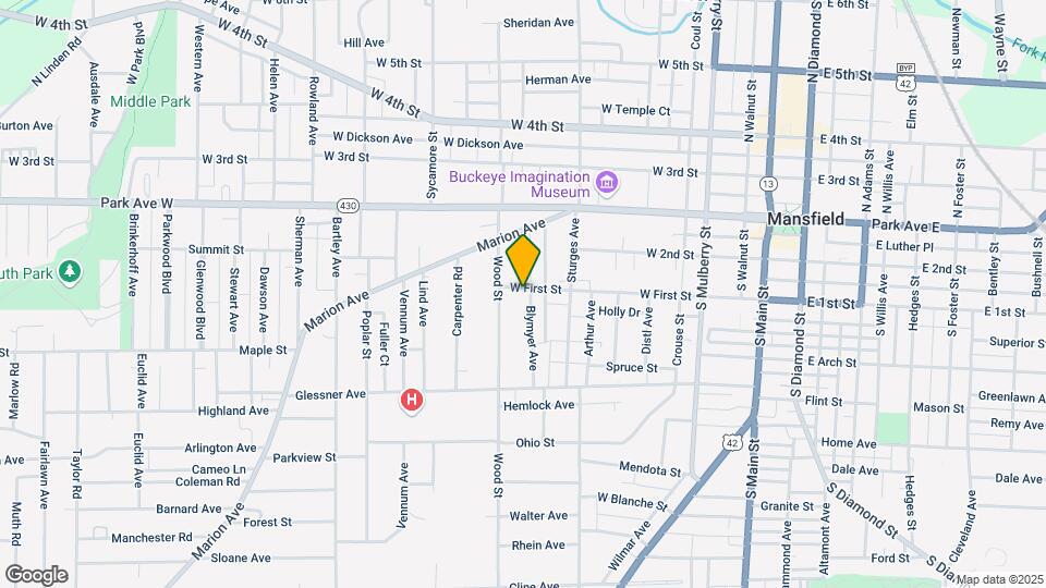 Blymyer Apartments Map and Location Details
