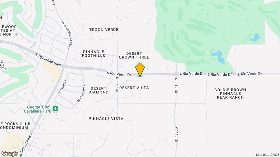 11572 E Running Deer Trail Map and Location Details