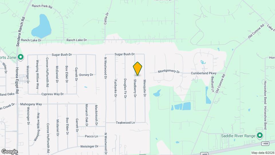 810 Shadberry Dr Map and Location Details