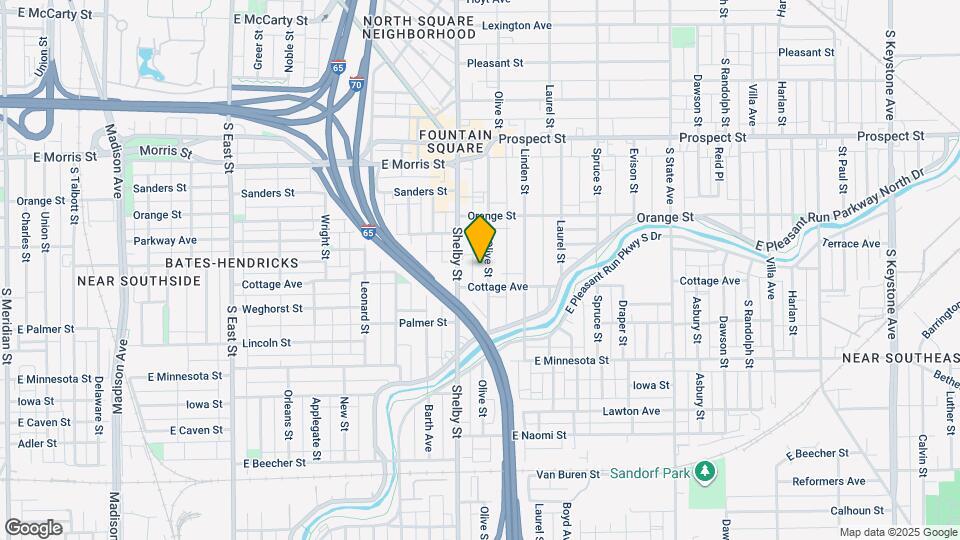 1430 Olive St Map and Location Details