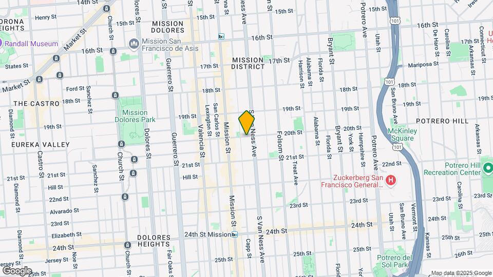 3421-3431 20th St Map and Location Details