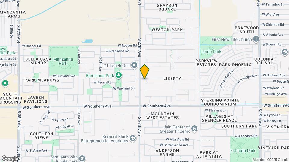 5626 S 26th Ln Map and Location Details