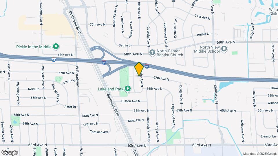 6633 Idaho Ave N Map and Location Details