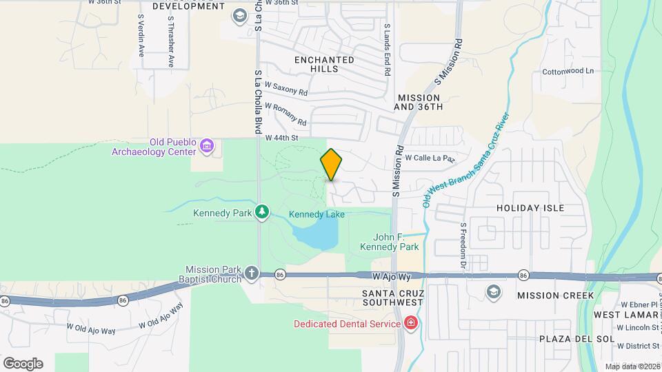 3524 S Mission Rd Map and Location Details