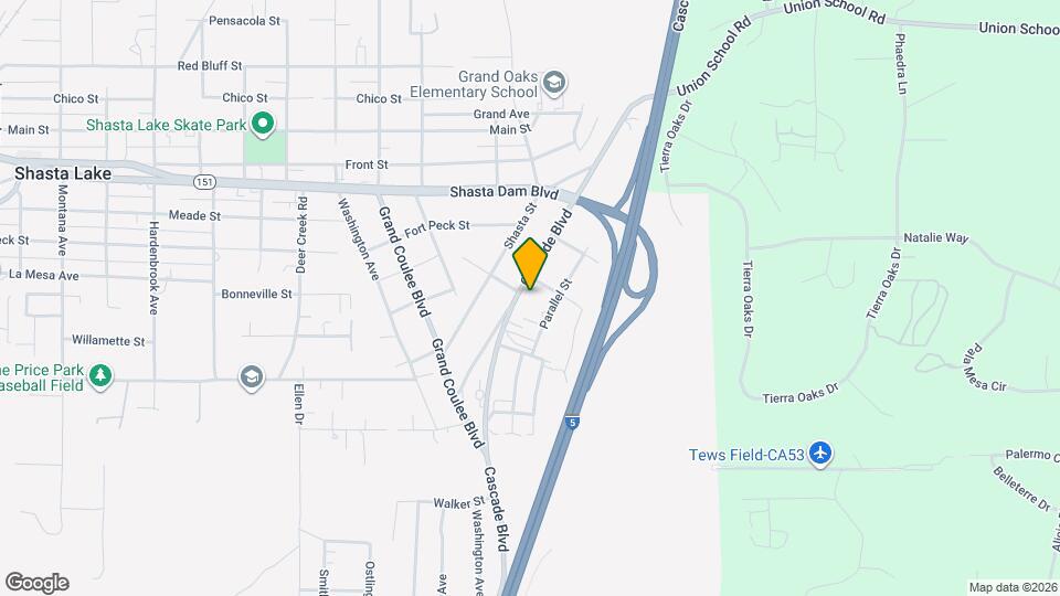 1929 Cascade Blvd Map and Location Details