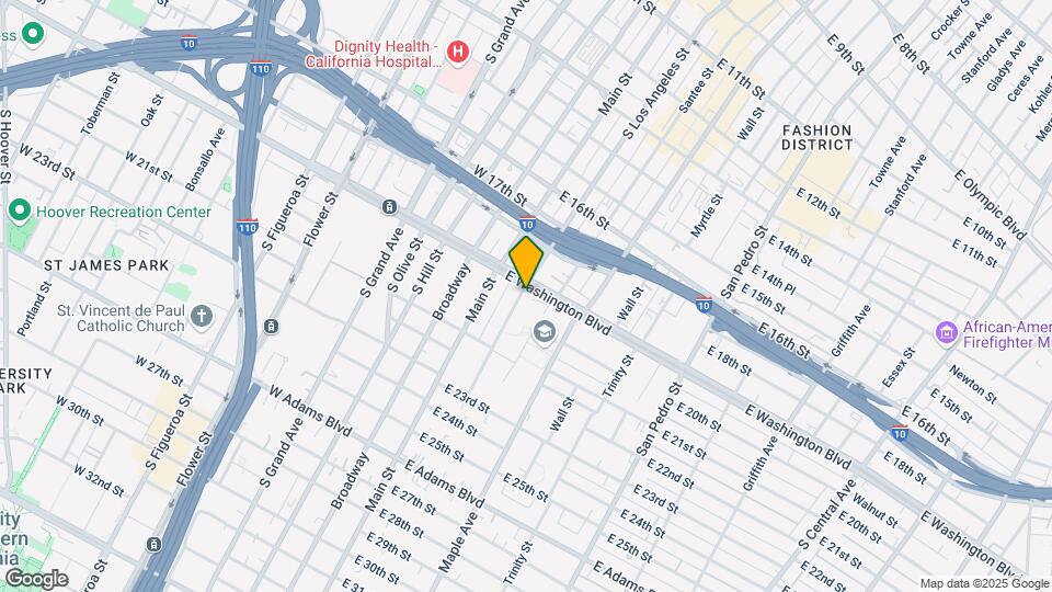 1910 Los Angeles St Map and Location Details
