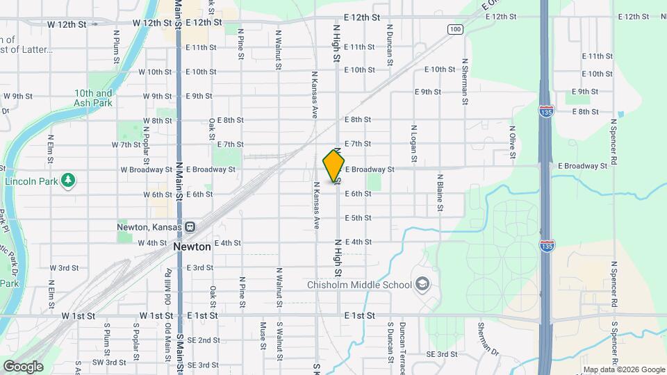 603 N High St Map and Location Details