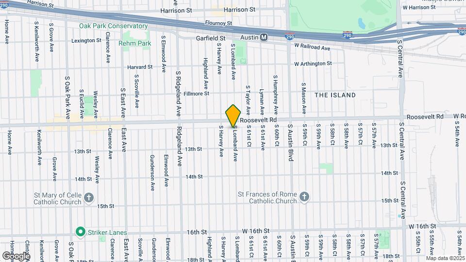 1216 Lombard Ave Map and Location Details
