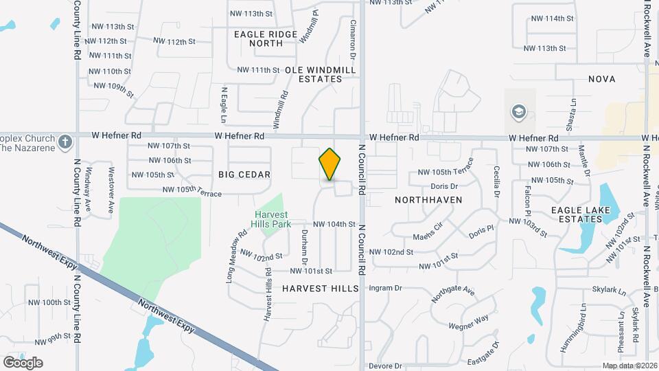 10539 Lawson Pl Rd Map and Location Details