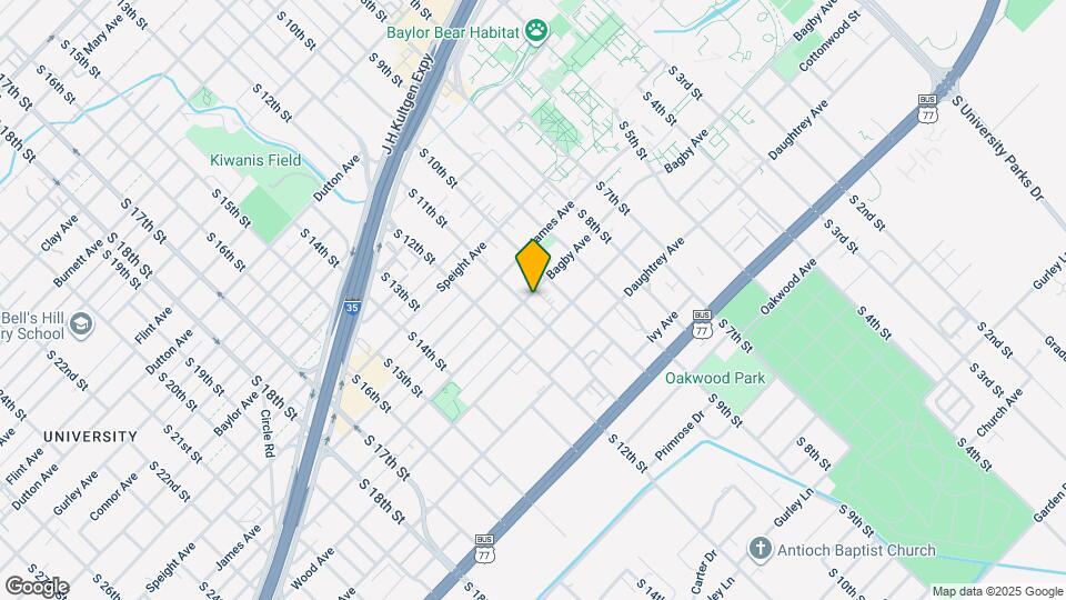 1018 Bagby Ave Mapa y Detalles de la Ubicación