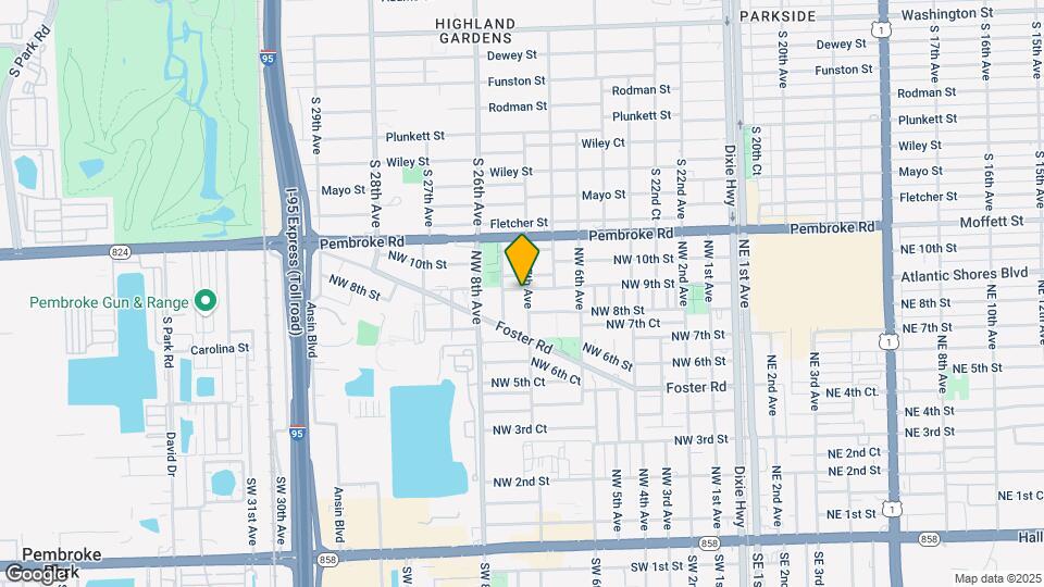 821 NW 7th Ave Map and Location Details