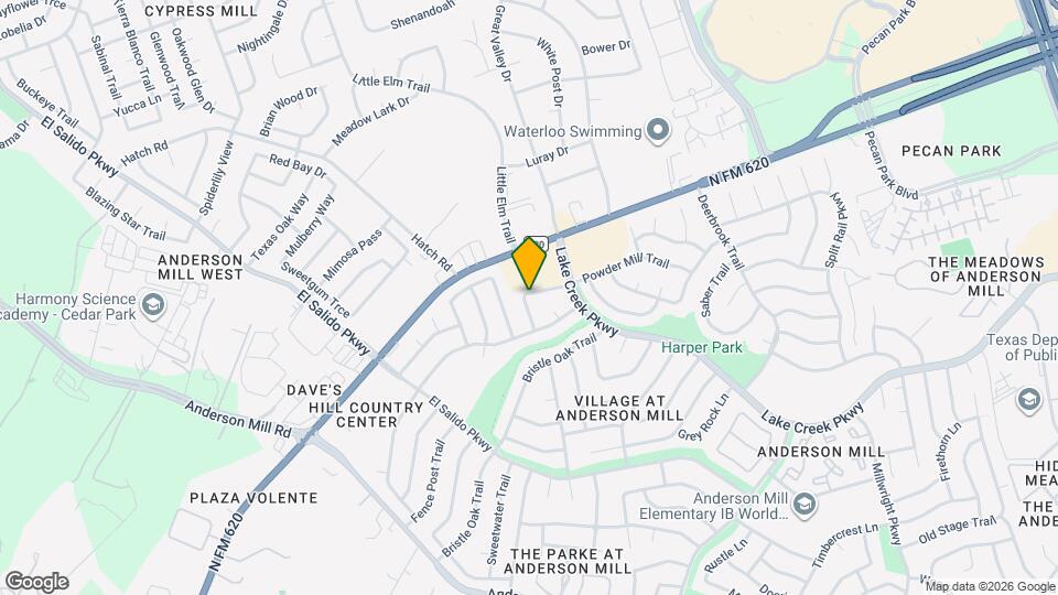 11505 Powder Mill Trail Map and Location Details