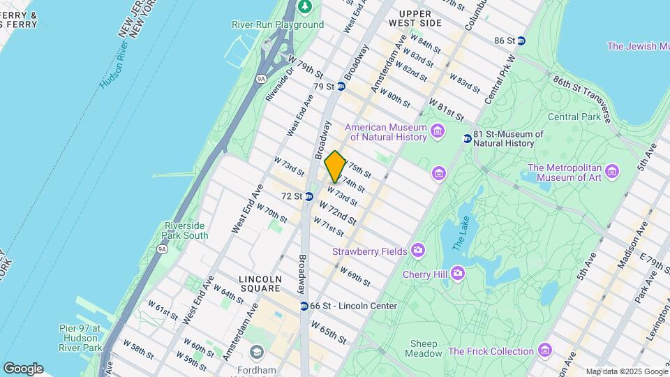 163 W 73rd St Map and Location Details