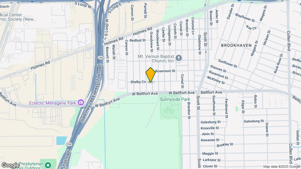 8406 Grandview St Map and Location Details