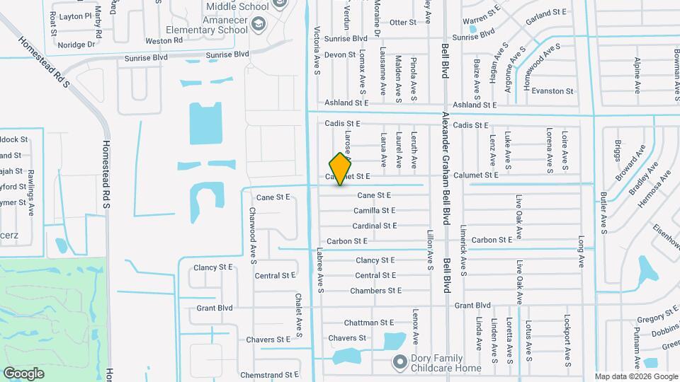 721 Cane St E Map and Location Details