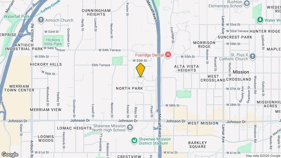5613 Riley St Map and Location Details