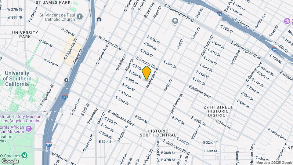 258 E 28 St Map and Location Details