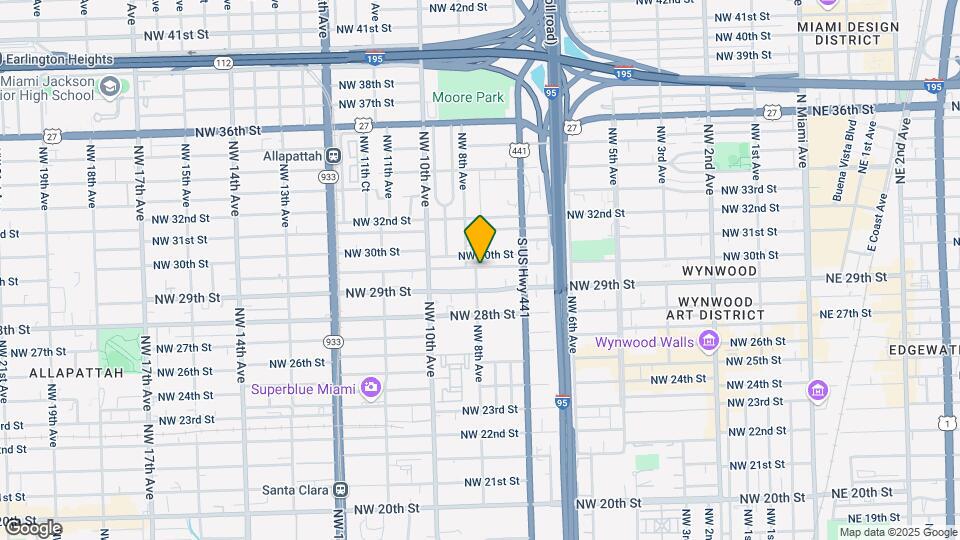 792 NW 29th Terrace Map and Location Details