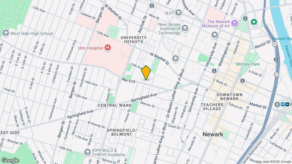 59 S Orange Ave Mapa y Detalles de la Ubicación