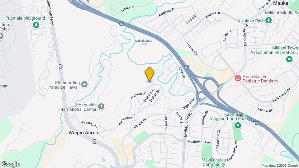 95-248-248 Wailawa St Map and Location Details