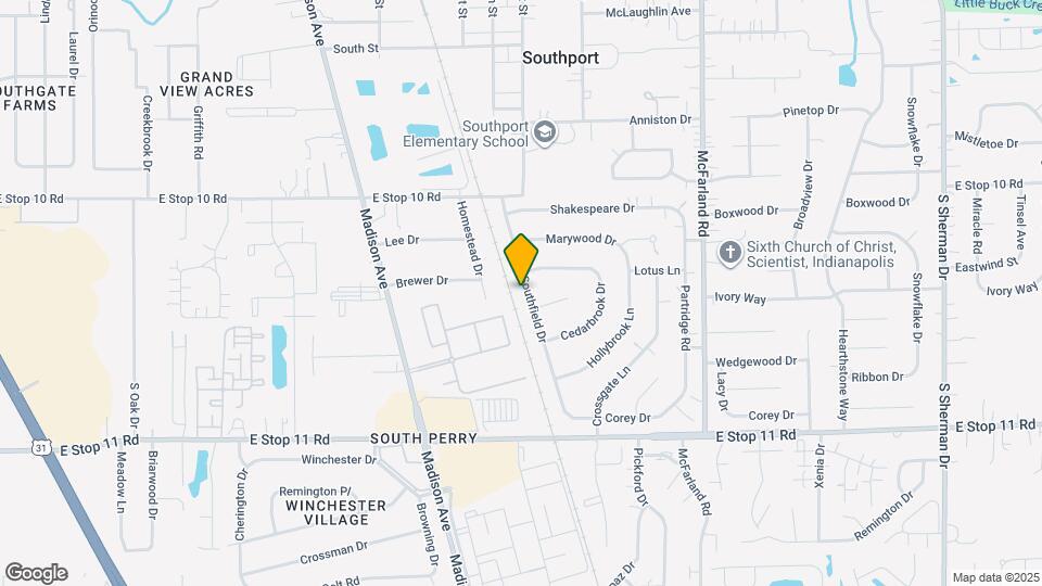 7642 Southfield Dr Map and Location Details