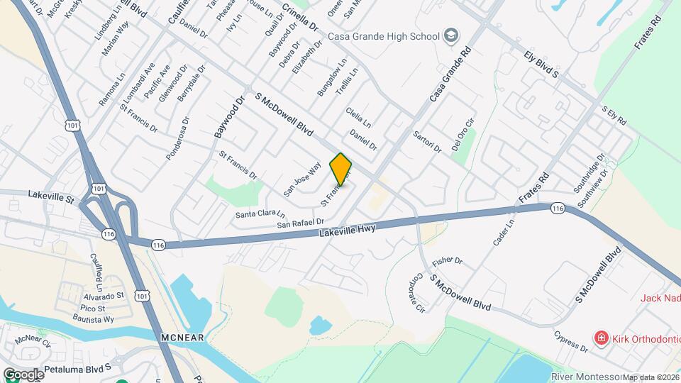 1308 St Francis Dr Map and Location Details