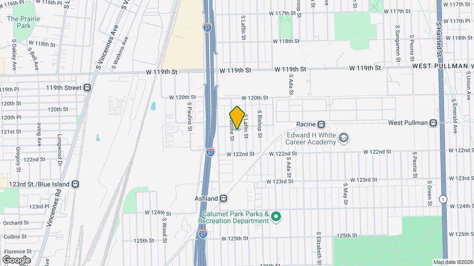 12111 S Justine St Map and Location Details
