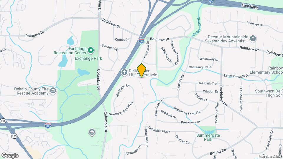 2816 Knollview Dr Mapa y Detalles de la Ubicación