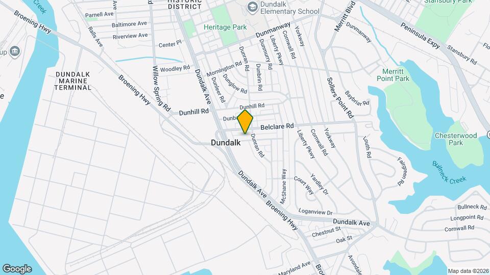 6832 Broening Rd Mapa y Detalles de la Ubicación