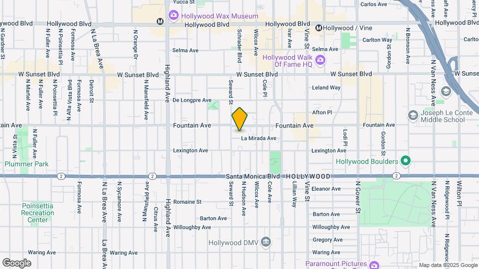 6543 La Mirada Ave Map and Location Details