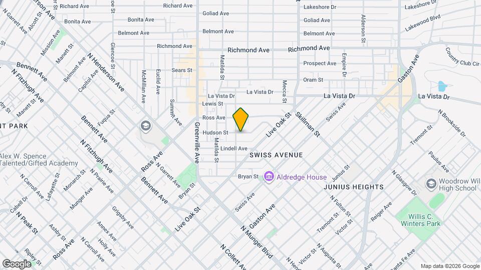 5930 Hudson St Map and Location Details