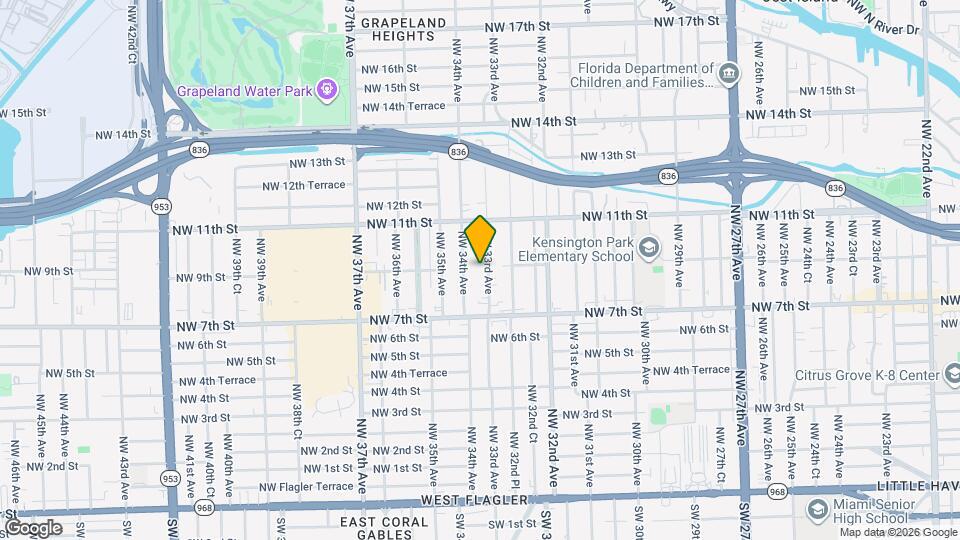 836 NW 33rd Ave Mapa y Detalles de la Ubicación