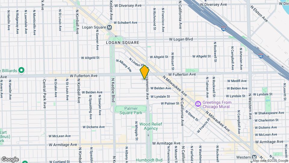 2322 N Sacramento Ave Map and Location Details