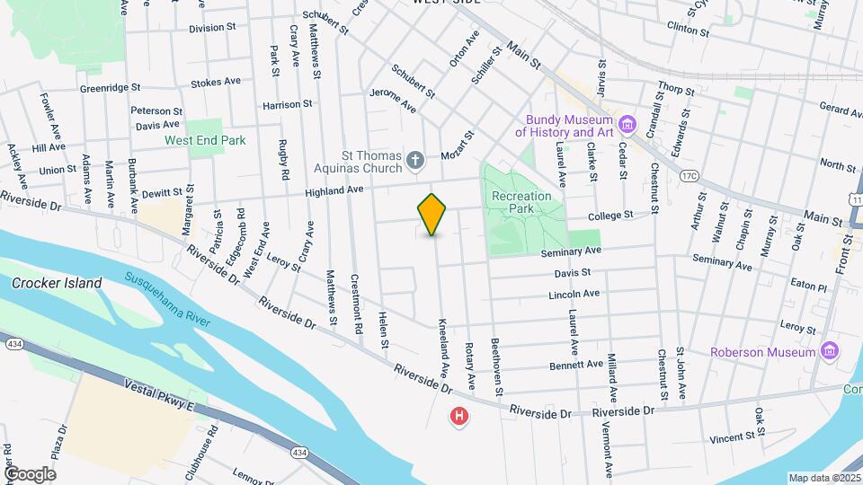 79 Kneeland Ave-Unit -1 (First Floor) Map and Location Details