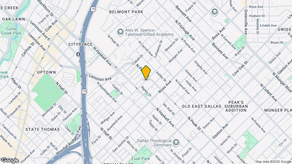 4220 Munger Ave Map and Location Details