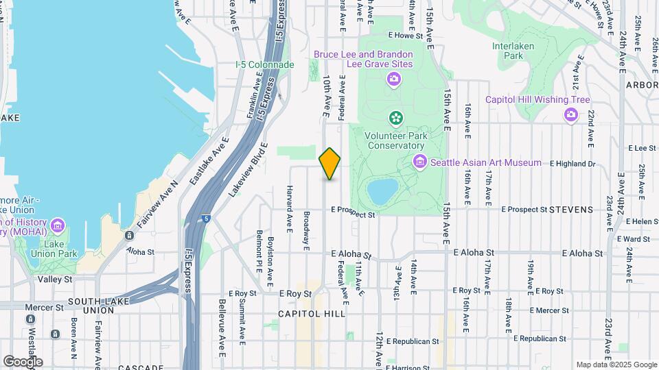 Volunteer Park Apartments Map and Location Details