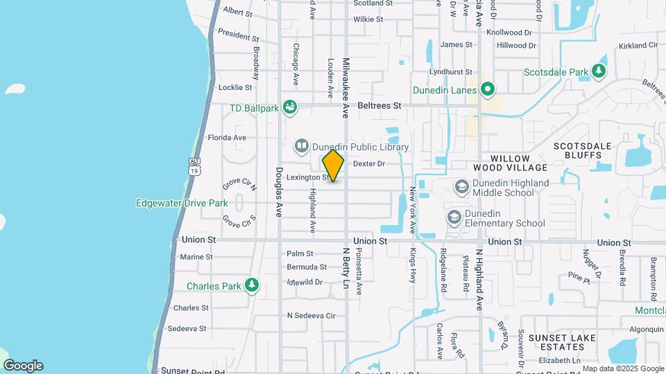 536 Roanoke St Map and Location Details