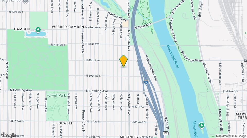 3926 Aldrich Ave N Mapa y Detalles de la Ubicación