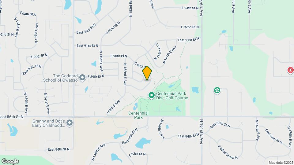 8916 N 155th E Ave Mapa y Detalles de la Ubicación