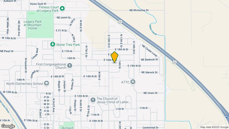 1030 E 15th N Mapa y Detalles de la Ubicación