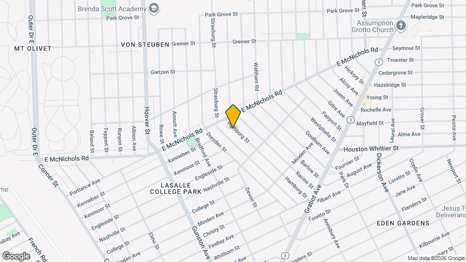 12739 Hamburg St Map and Location Details