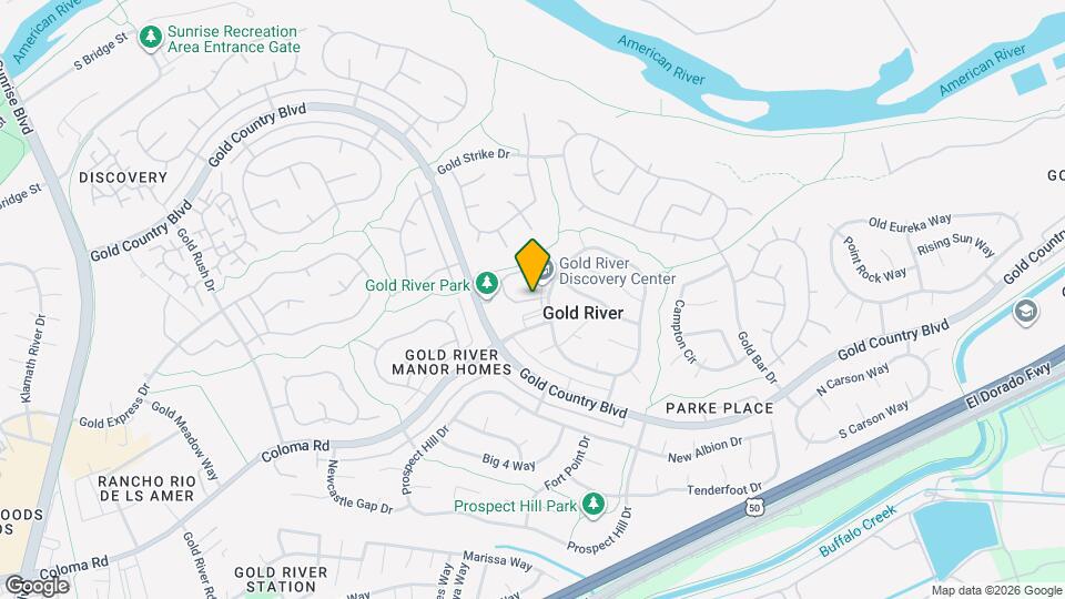 3576 Husch Way Mapa y Detalles de la Ubicación