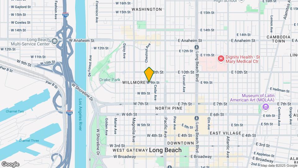 332 W 9th St Map and Location Details