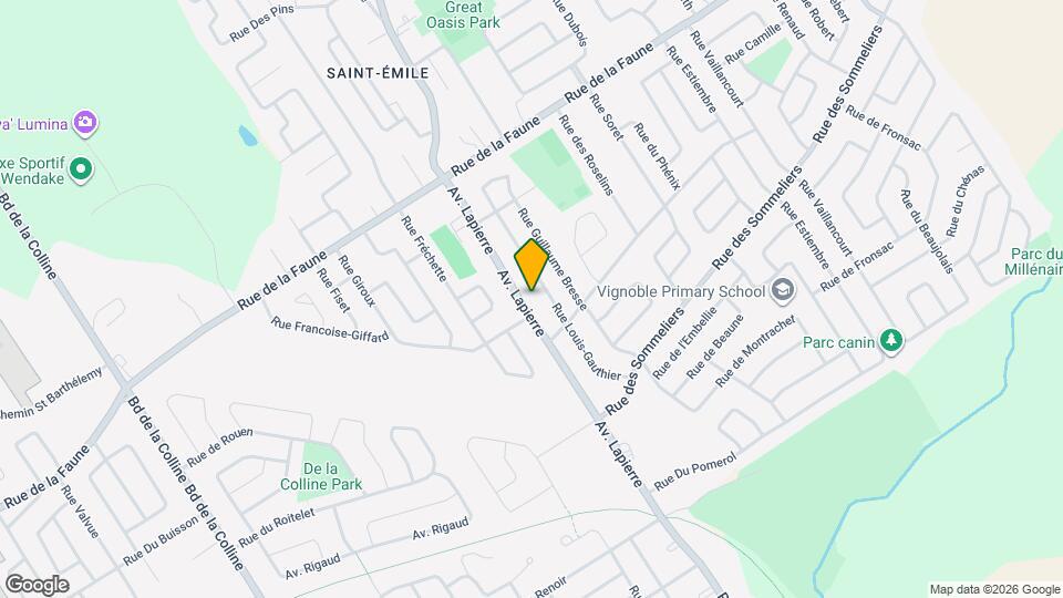 1409-1419 Lapierre Ave Map and Location Details