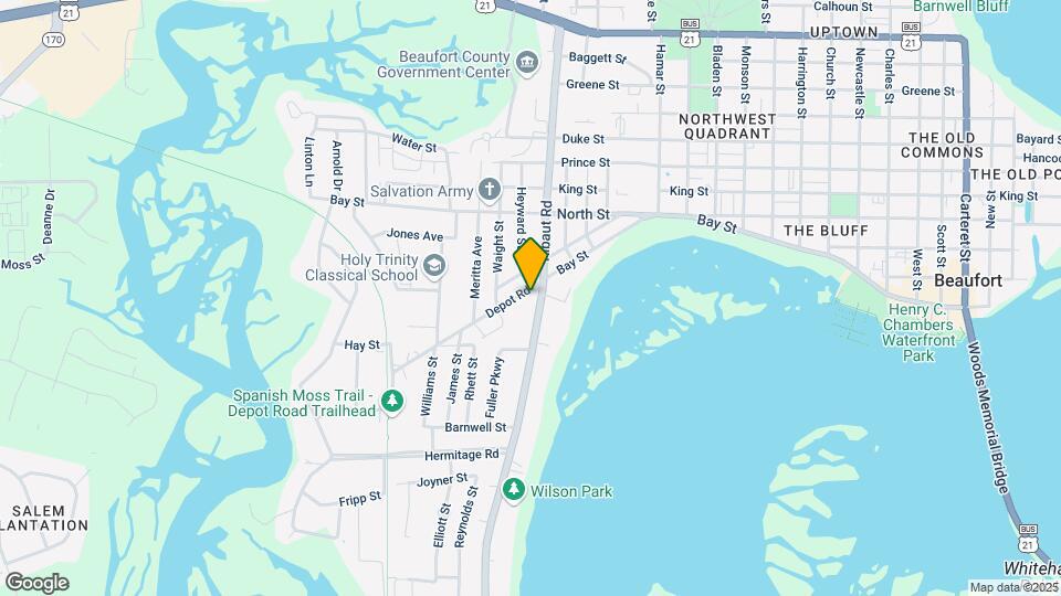 710 Ribaut Rd Map and Location Details