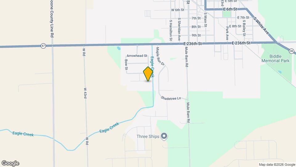 404 W Warrior Ct Map and Location Details