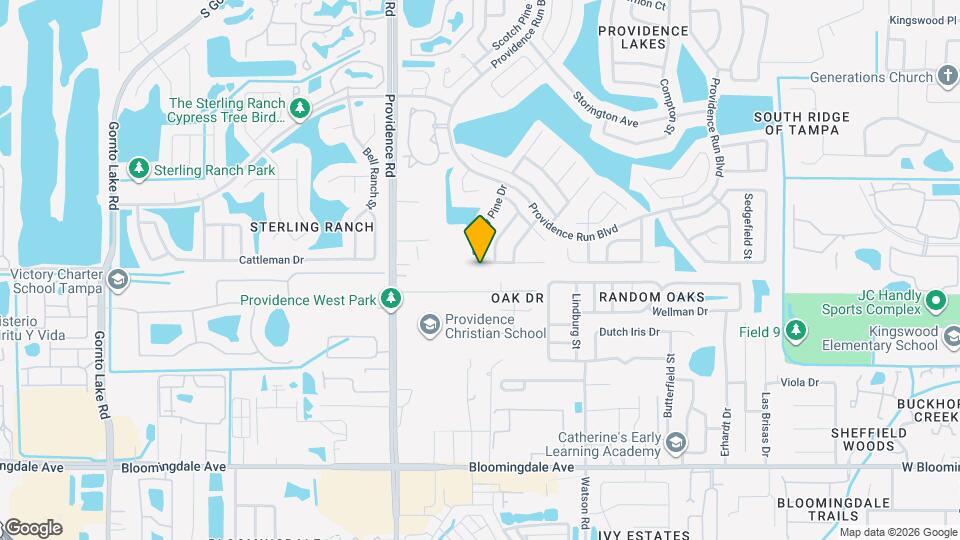 2043 Shadow Pine Dr Map and Location Details