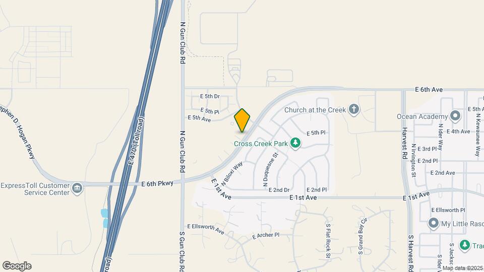 23686 E 2nd Pl Map and Location Details