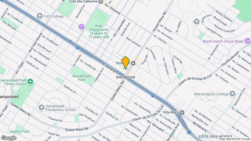 5251-5267 Queen-Mary Map and Location Details